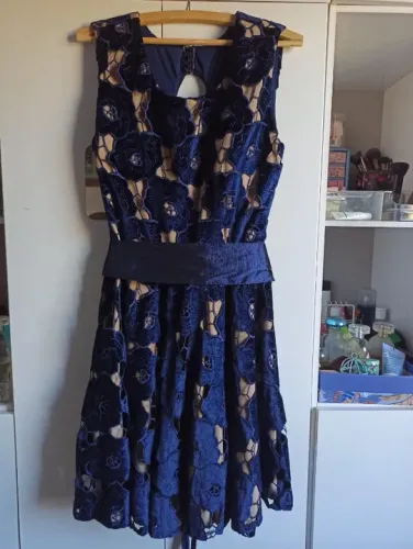 Vestido de festa Azul - Lemon Cola - Tamanho G