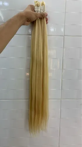 Cabelos Loiros Indianos de 65 cm