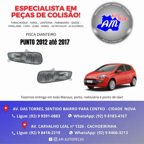 pisca parachoque punto 