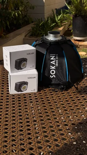 Sokani X60 Mini RGB + Softbox 55cm - Novo, Lacrado