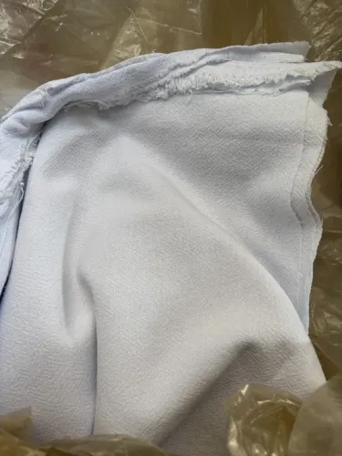 Pano de prato alvejado pé de galinha - tecelagem santa margarida