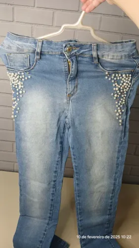Calça Feminina com Bordados Tam: 40