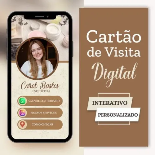 Cartão de visita Digital 