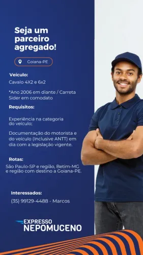 Agregamento Expresso Nepomuceno (SP ou MG x PE)