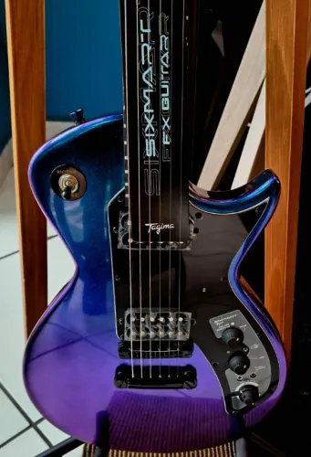 Guitarra Tagima Sixmart Single Cut Chameleon Blue Les Paul  Novo Mixer instr. Musicais