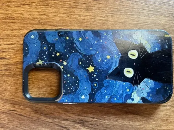 capinha IPhone 12 gato van gogh