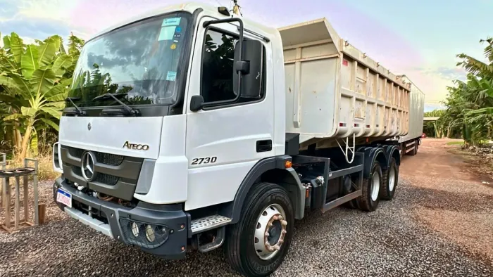 Mercedes-Benz Atego 2730 6x4 Basculante 2022 - Impecável / Pronto para trabalhar