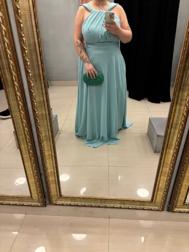 Vestido de festa azul tifany gg 44 46 
