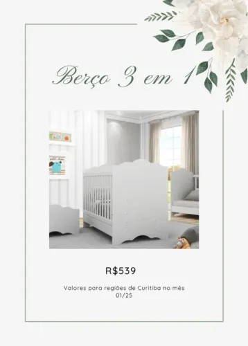Promoção Berço 3 em 1  - 20/01/25  