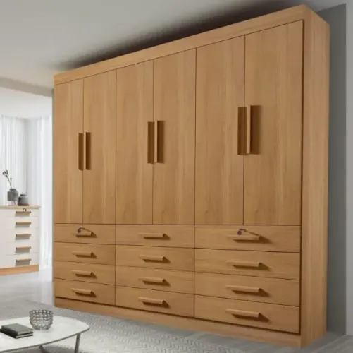 Guarda-Roupa 6 Portas Mônaco ,2,40cm Pronta Entrega