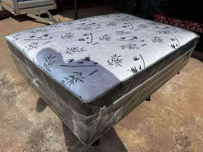 Camas Box Casal Com Molas