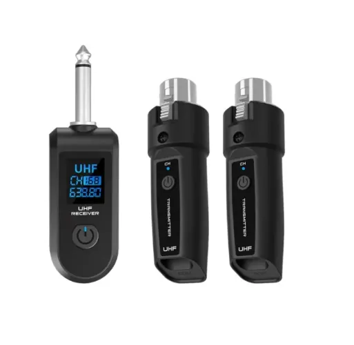 Receptor e Transmissor sem Fio para Microfone XLR