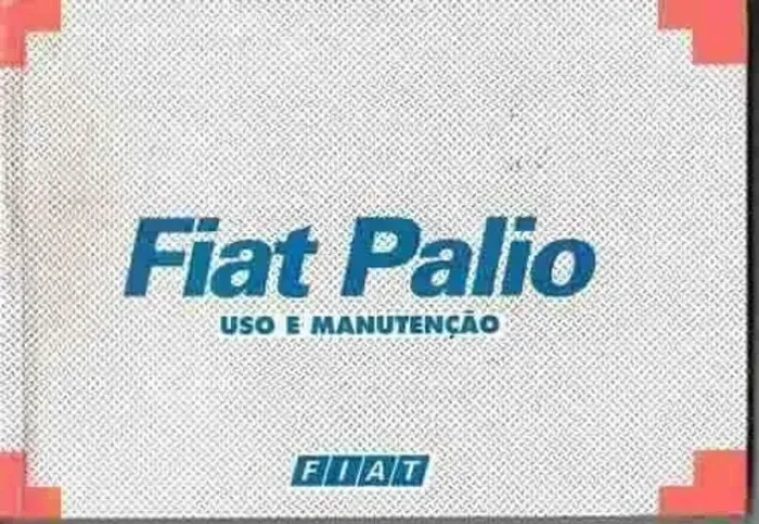 Manual Fiat Palio Excelente Estado Peça de Coleção