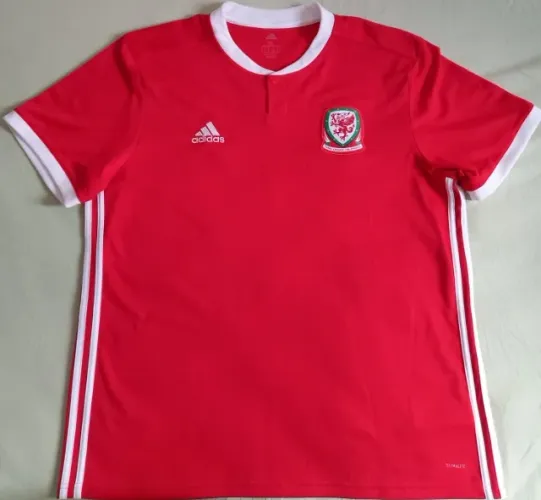 Camisa País de Gales, Seleção. Original Adidas. XL. Copa. Bale. Dragão. Taubaté.