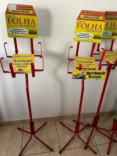 Suporte para jornal/ revista