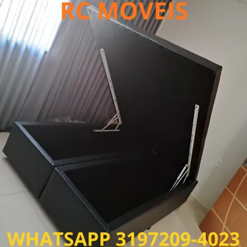Cama Box Baú Casal Bipartido 1.38x1.88 - Praticidade e Durabilidade