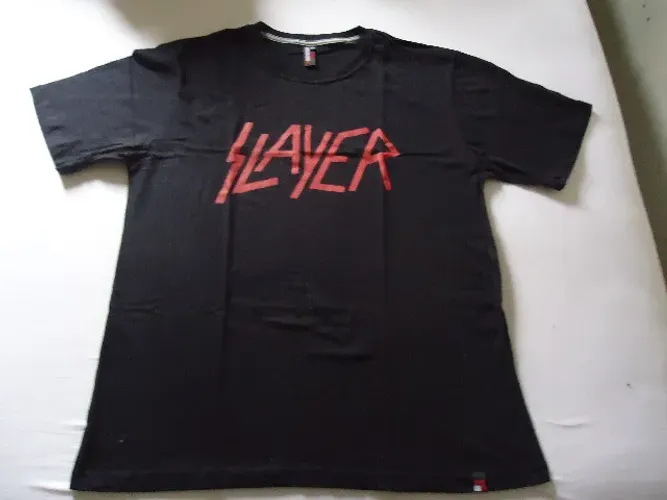 slayer - camisa da banda de rock slayer - tam gg - nova/sem uso - 100% algodão