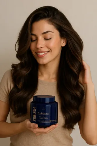 Máscara de Hidratação e Nutrição ProBalance 3Brush - Cabelos Sedosos e Livres do Frizz!