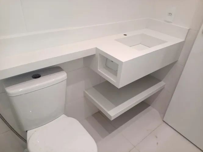Pias com extensão feito por encomenda 100% porcelanato