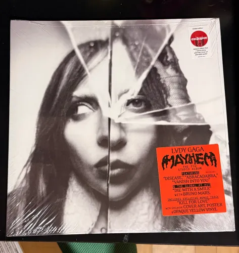 Lady Gaga Mayhem Disco Vinil Exclusivo Target Amarelo