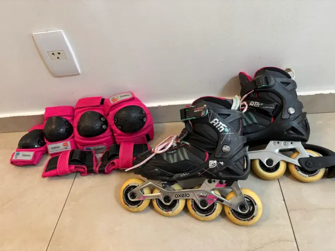 Kit completo Patins OXELO (tamanho 35)