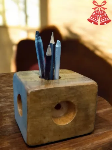 Porta caneta e lapis(réplica de tajuva ouro)