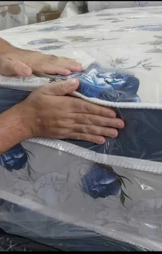 Cama box colchão com 6cm 