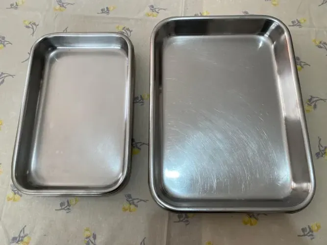 Assadeiras Formas Bandejas Travessas Aço Inox Fracalanza - 2 Peças de Qualidade