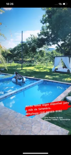 Sítio Recato do Galo - Chácara para alugar Final de Semana Festa e Evento Locação