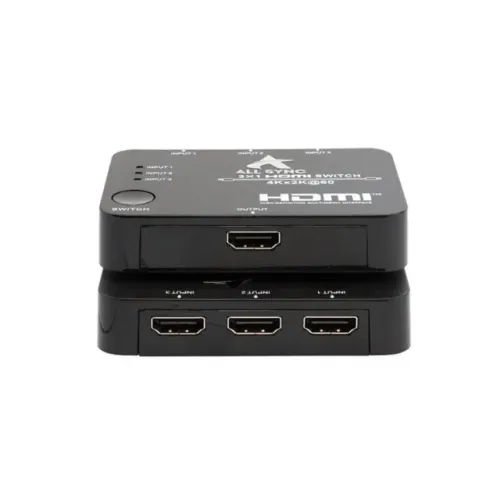 Switch Chaveador De Video Hdmi 4k_60hz 3 X 1 As-sw3p