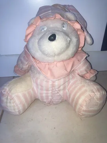 Urso de Pelúcia Rosa - Brinquedo Infantil