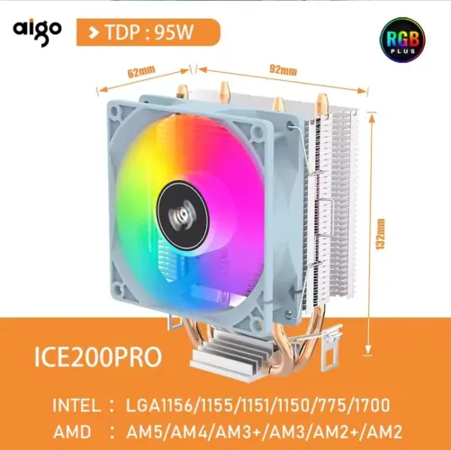 Air Cooler Aigo ICE200PRO RGB - TDP 95W
