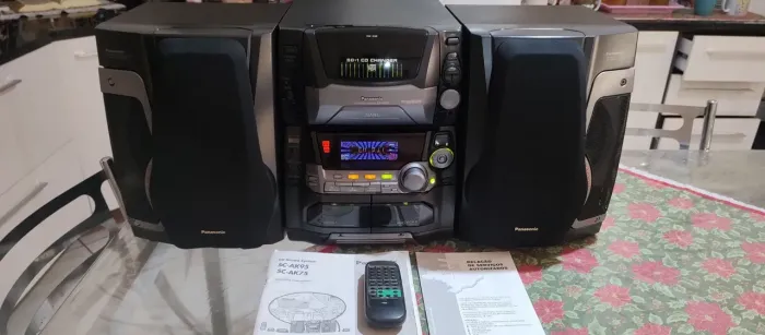 Aparelho de som Mini system Panasonic SA-AK95.. Aiwa Philips Sony gradiente Jvc Sharp kemw