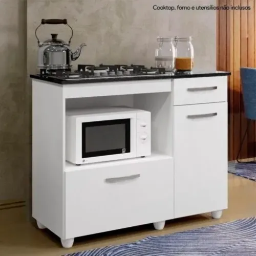 Balcão para Cooktop 5 Bocas Violeta