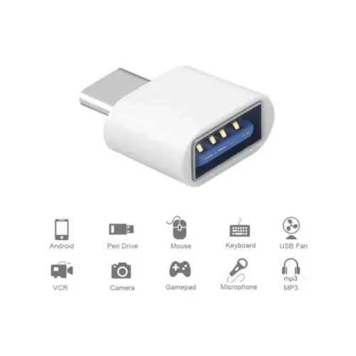 Adaptador OTG Tipo C (Novo) 10 unidades por 30 Reais ou 5 Reais cada (Novo)