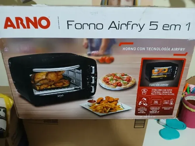 FORNO AIRFRY 5 EM 1 ARNO SEM USO. NA CAIXA