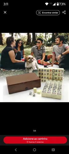 jogo mahjong chinês com 144 peças gravadas em baixo relevo em cerâmica