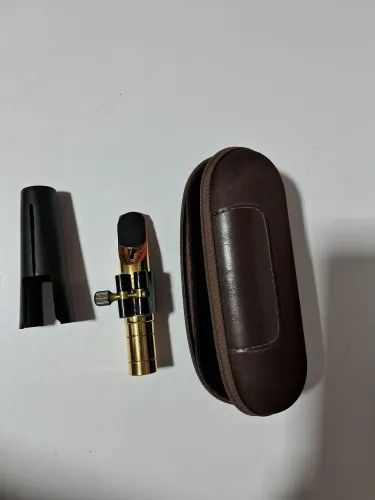 Boquilha Everton Revolution Metal gold para Sax Tenor