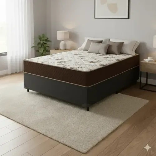 Base com colchão D33 casal (produto no estoque)
