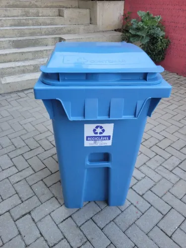 Lixeira Container / Contentor 240L - CONTEMAR Americano - Azul