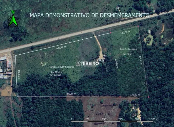 Venda de área rural beira da BR319