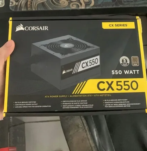 Fonte Corsair cx550