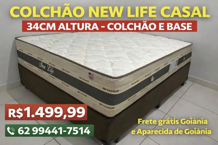 Colchão New Life casal 34 centímetros de altura