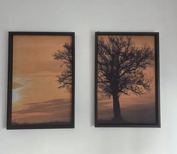 Quadros com Moldura Por do Sol