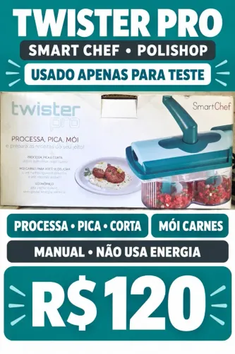 Processador de alimentos Twister Pró.