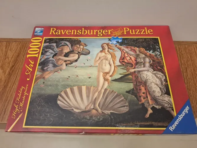 Quebra-cabeça Ravensburger - Nascimento de Vênus - 1000 peças
