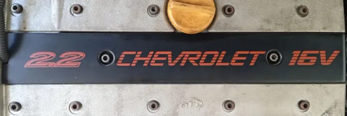 Carenagem régua acabamento tampa de válvula Vectra 2.2 16v
