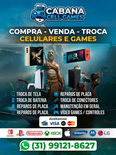 Conserto vídeo games celulares e controles