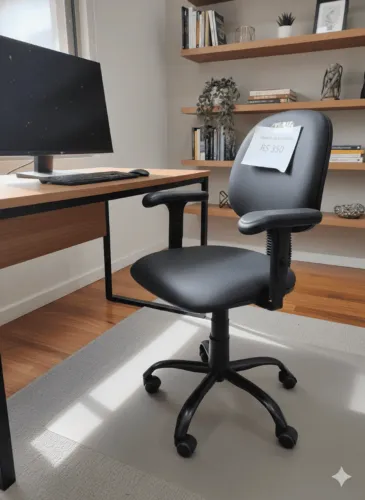 Cadeira de Escritório Giratória com Braços eRGONOMICA NR17 - Pronta Entrega e Ótimo Estado