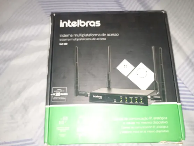 Central Telefônica IP Multiplataforma IAD 100 Intelbras - Nova na Caixa